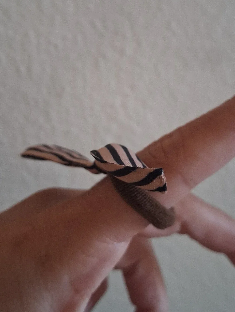 Striped Bow Hair Ties
